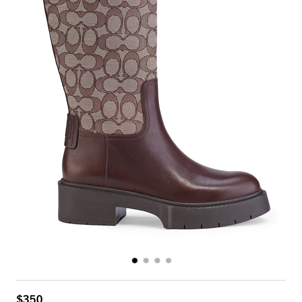 New Coach All leather boots. - Picture 4 of 5